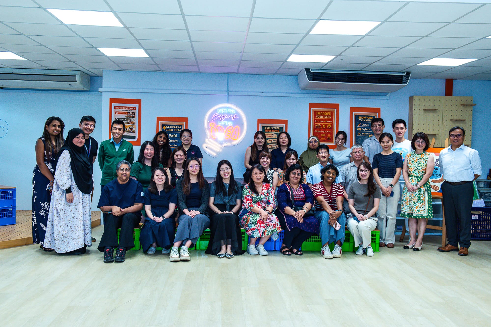 The teachers who attended the sharing.